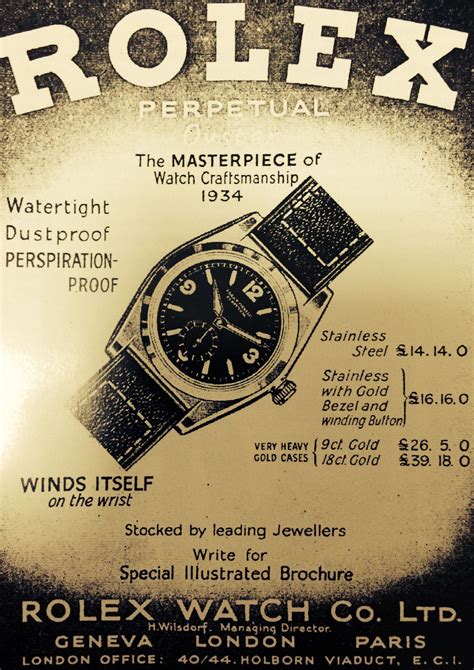 old watch advertising.